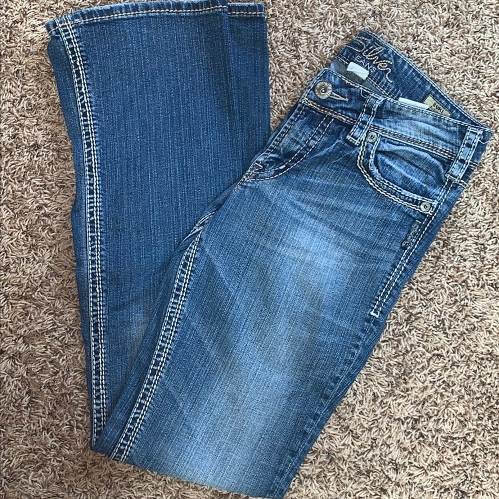 Silver Suki Jeans W27 L34